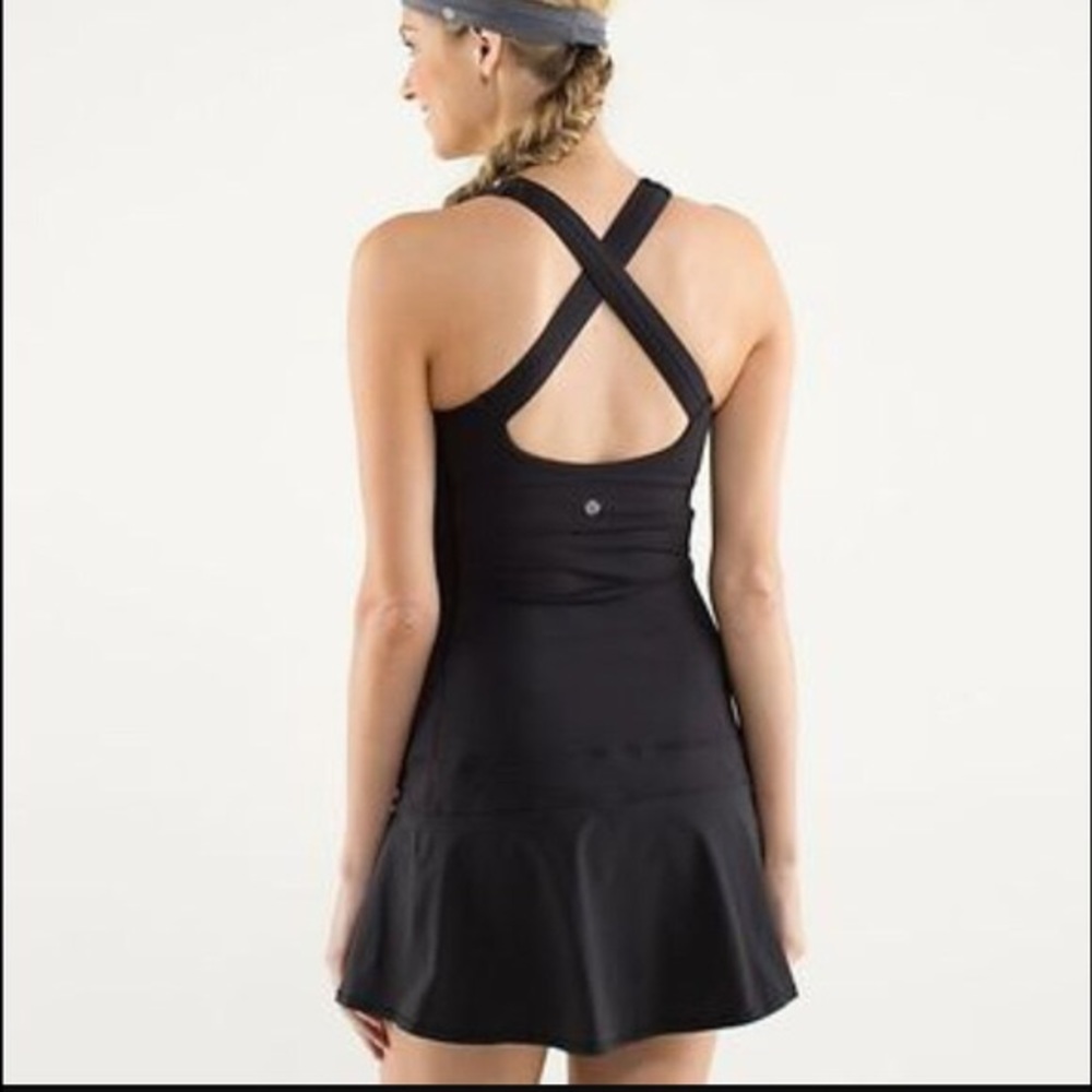Hot Hitter Dress, Lululemon, Black, size 4
